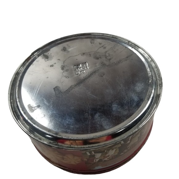 Vintage 1985 Round Dana Imported Butter Cookies Tin W/Lid Denmark Empty 7.5x3.5” - Picture 15 of 16